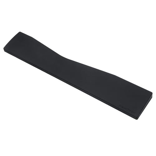 Keychron Silicone Wrist Palm Rest 17.56x3.13-In Fits Q13 Max Q13 Pro Black