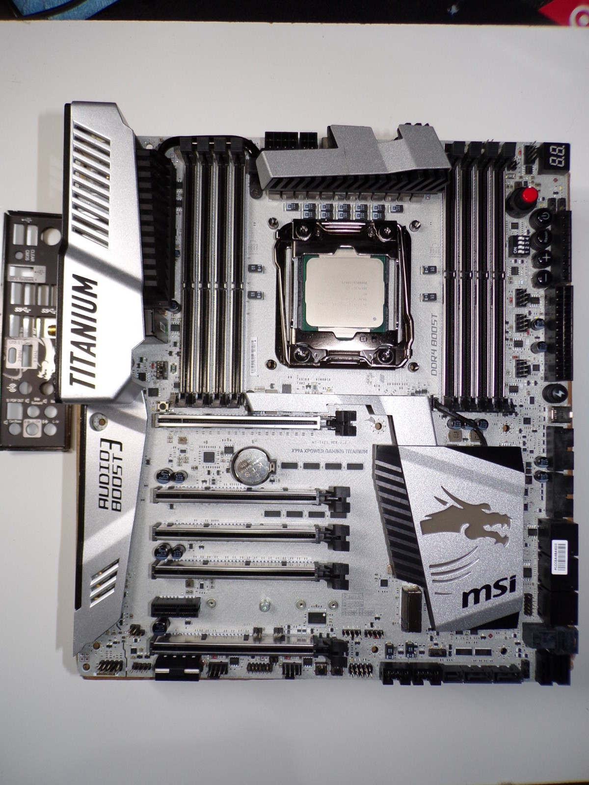 MSI X99A XPOWER GAMING TITANIUM Intel LGA 2011-3 DDR4 Desktop Motherboard