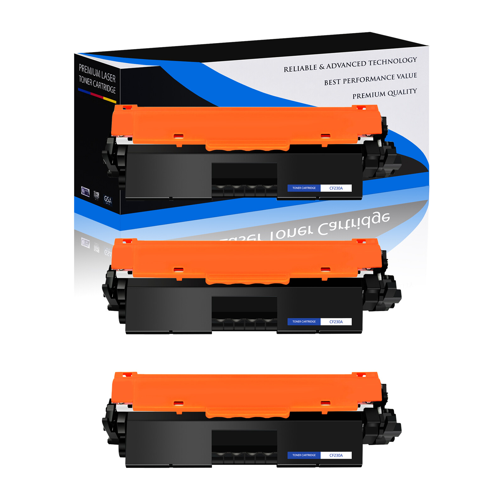 3x Black CRG051 Toner Cartridge for Canon 051ImageCLASS LBP162dw MF269dw Printer