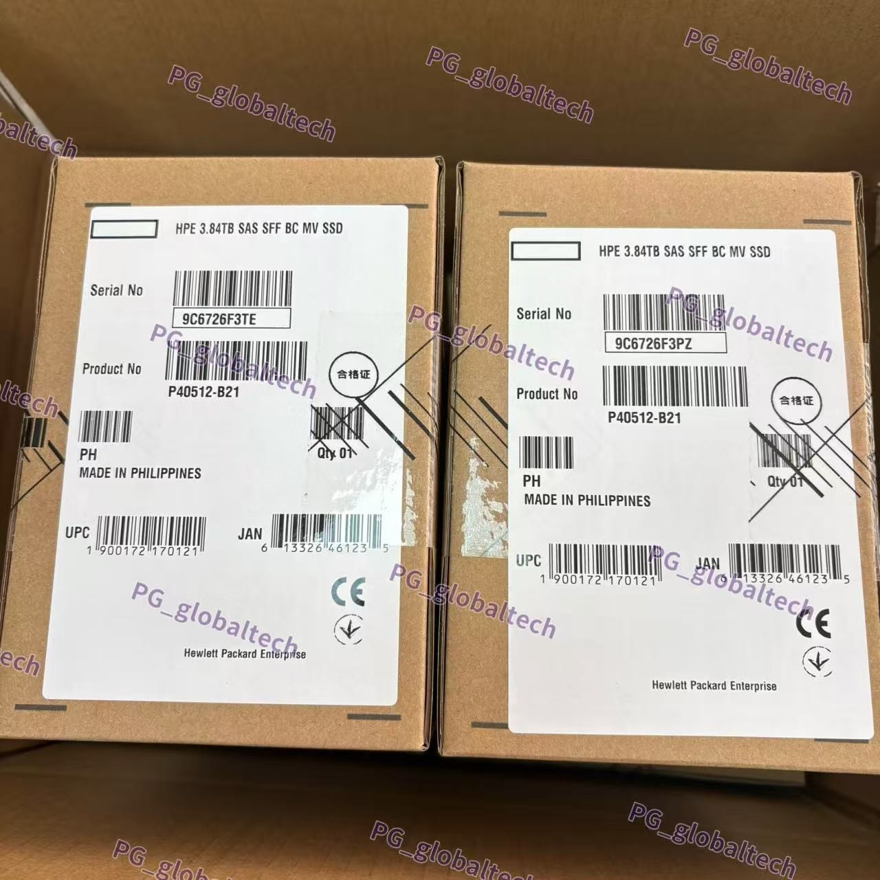 HPE P40512-B21 3.84TB SAS P41537-001 2.5" Mixed Use 12Gbps SFF BC Drive
