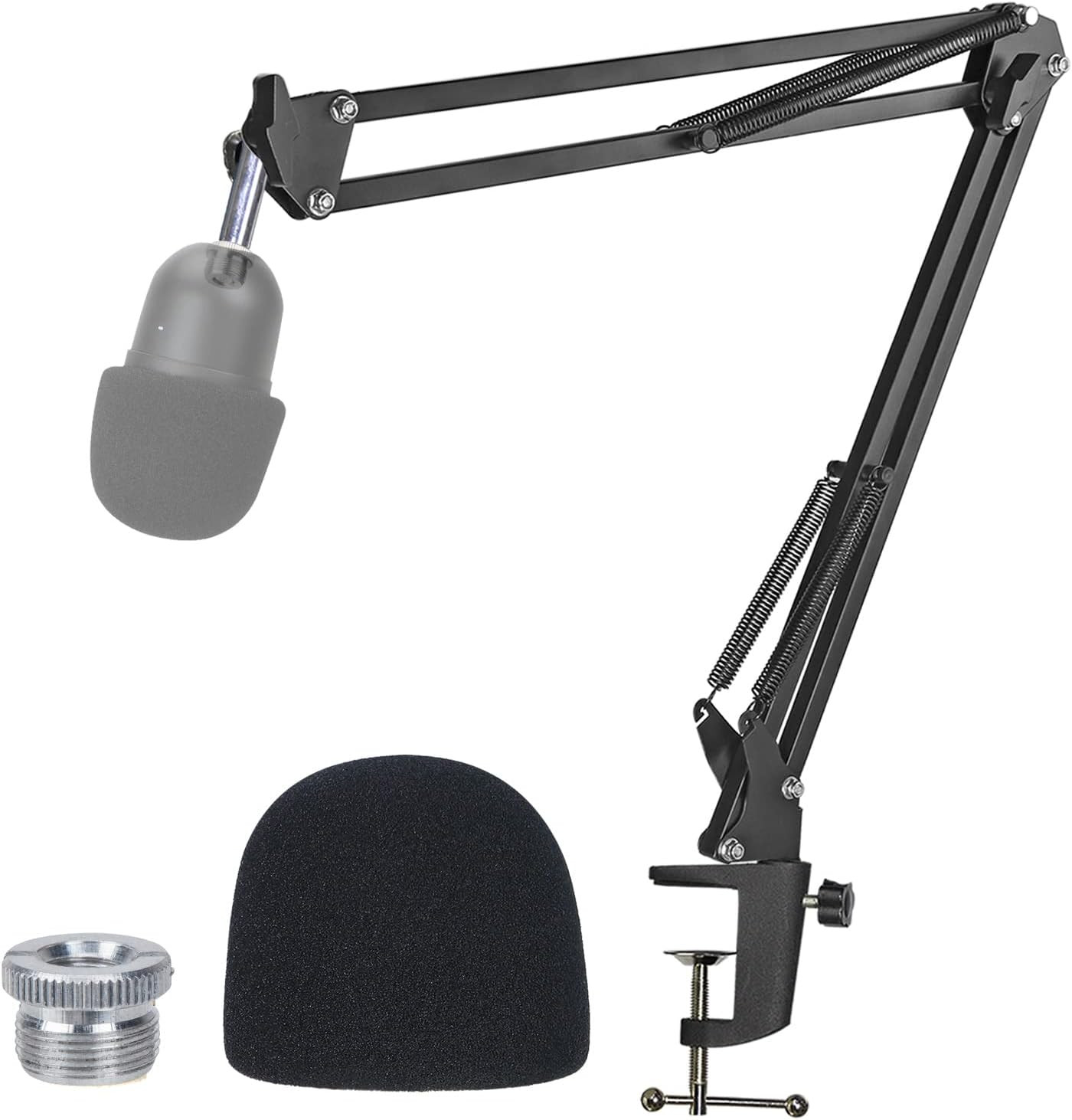 Razer Seiren Mini Boom Arm with Pop Filter -Mic Stand with Foam Cover Windscreen