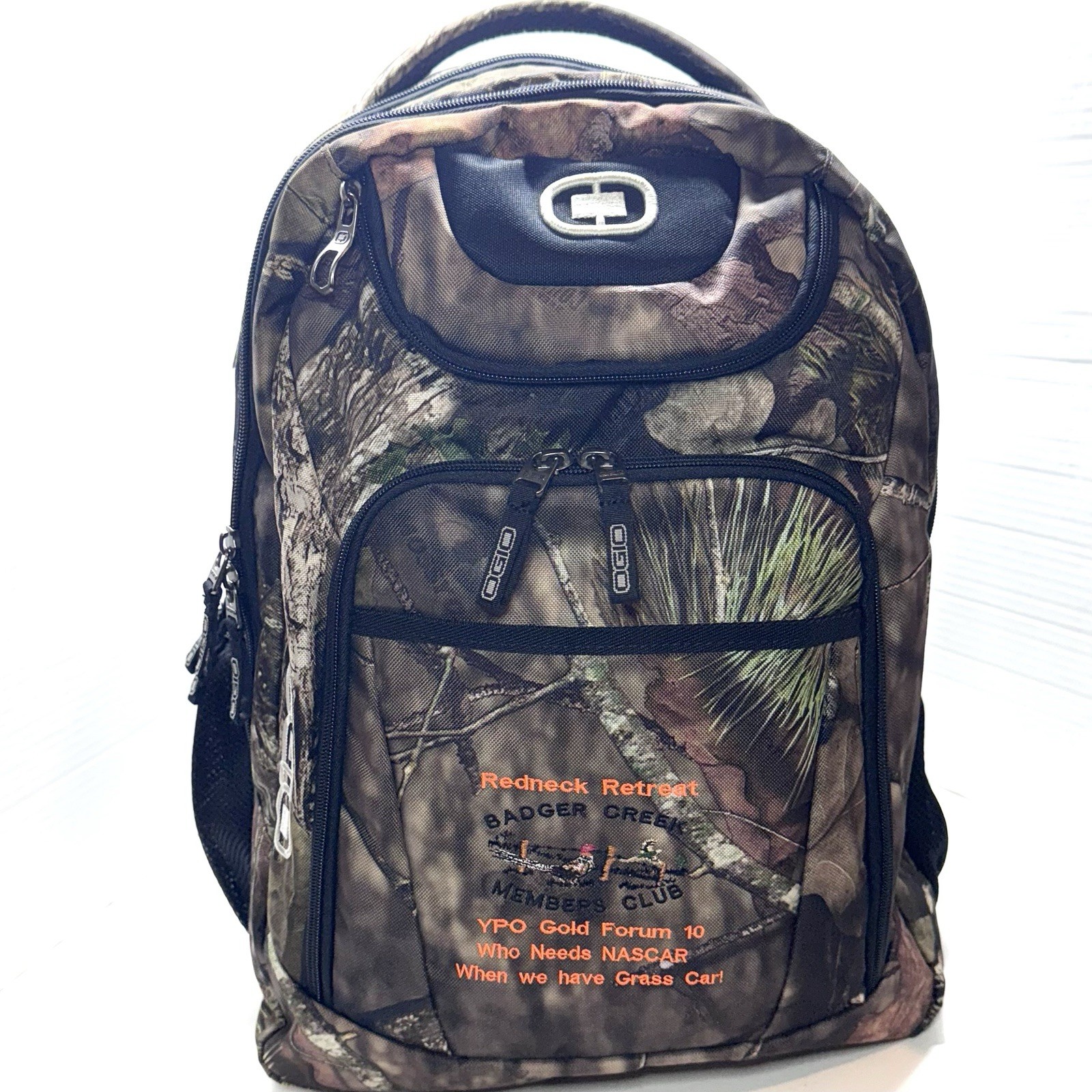 NWT Ogio Excelsior Backpack large laptop sleeve MOSSY OAK Camo Hunting Carry On