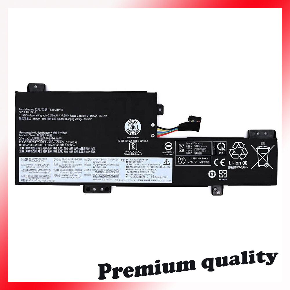 New L19M3PF8 L19C3PF8 37.5Wh Battery for Lenovo IdeaPad Flex 3-11IGL05