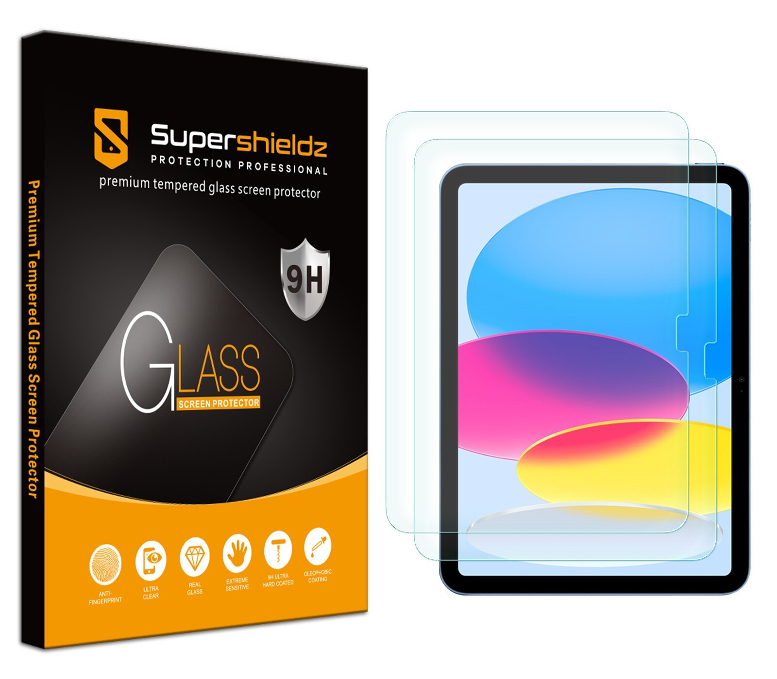 2x Supershieldz Tempered Glass Screen Protector for iPad A16 11 inch (2025)