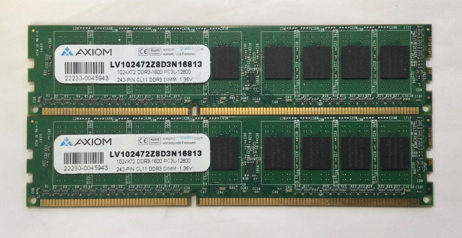 Axiom 16GB (2x8GB) DDR3-1600 LV102472Z8D3N16813
