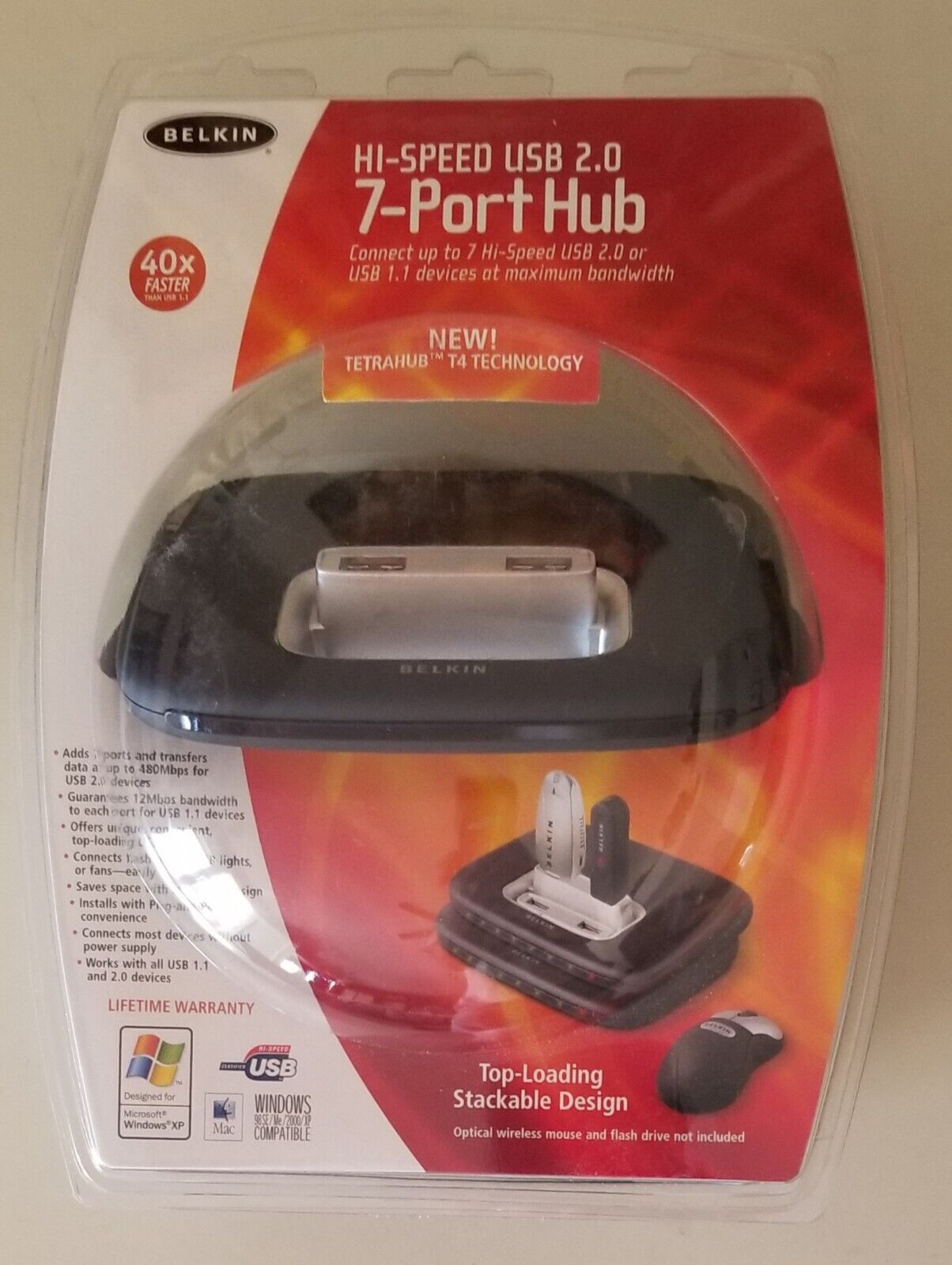 Belkin Hi-Speed USB 2.0 7-Port Hub F5U237 Factory Sealed New. [A1]