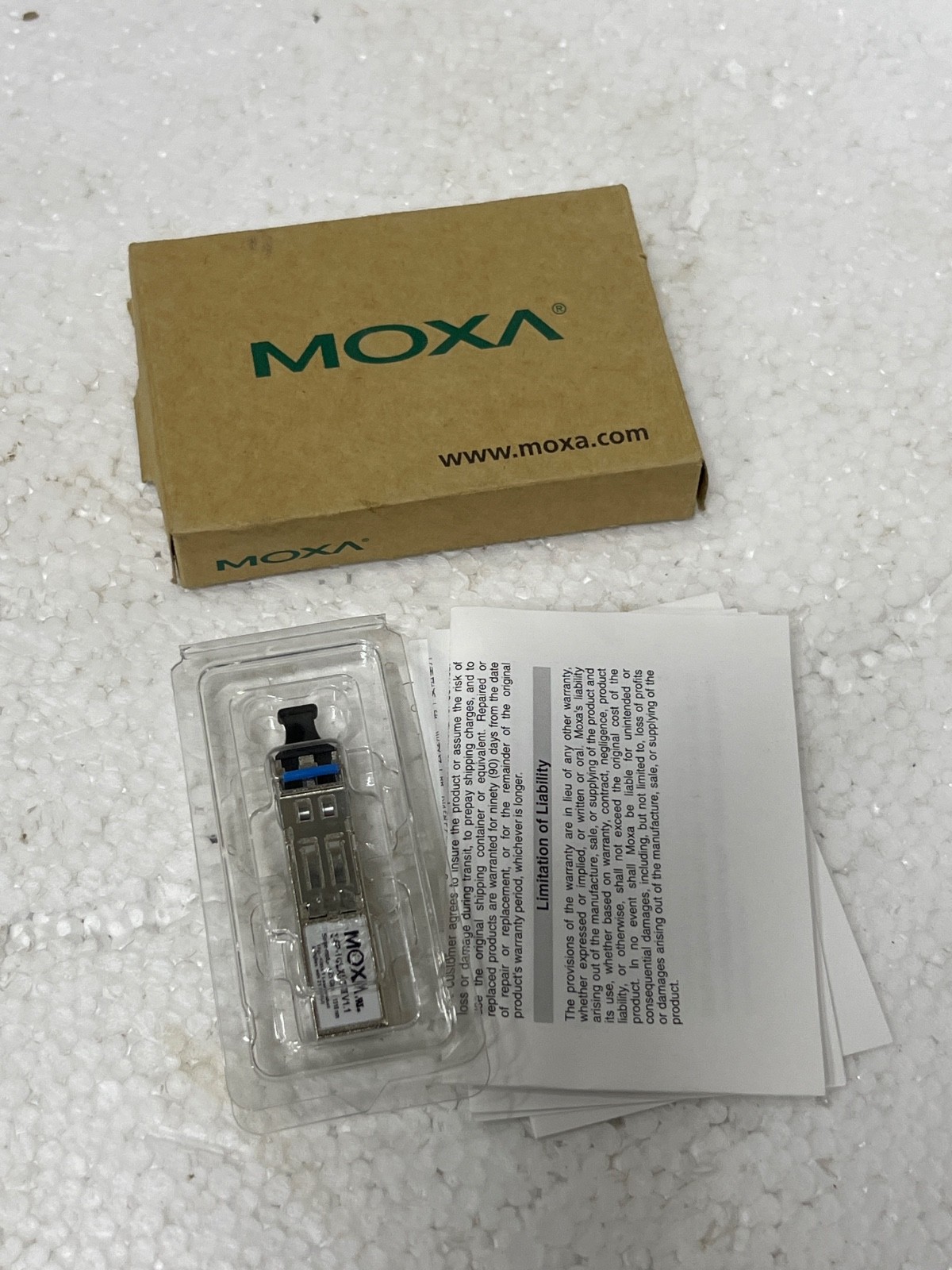 Moxa SFP-1GLXLC-T V1.1 Gigabit Ethernet SFP Module