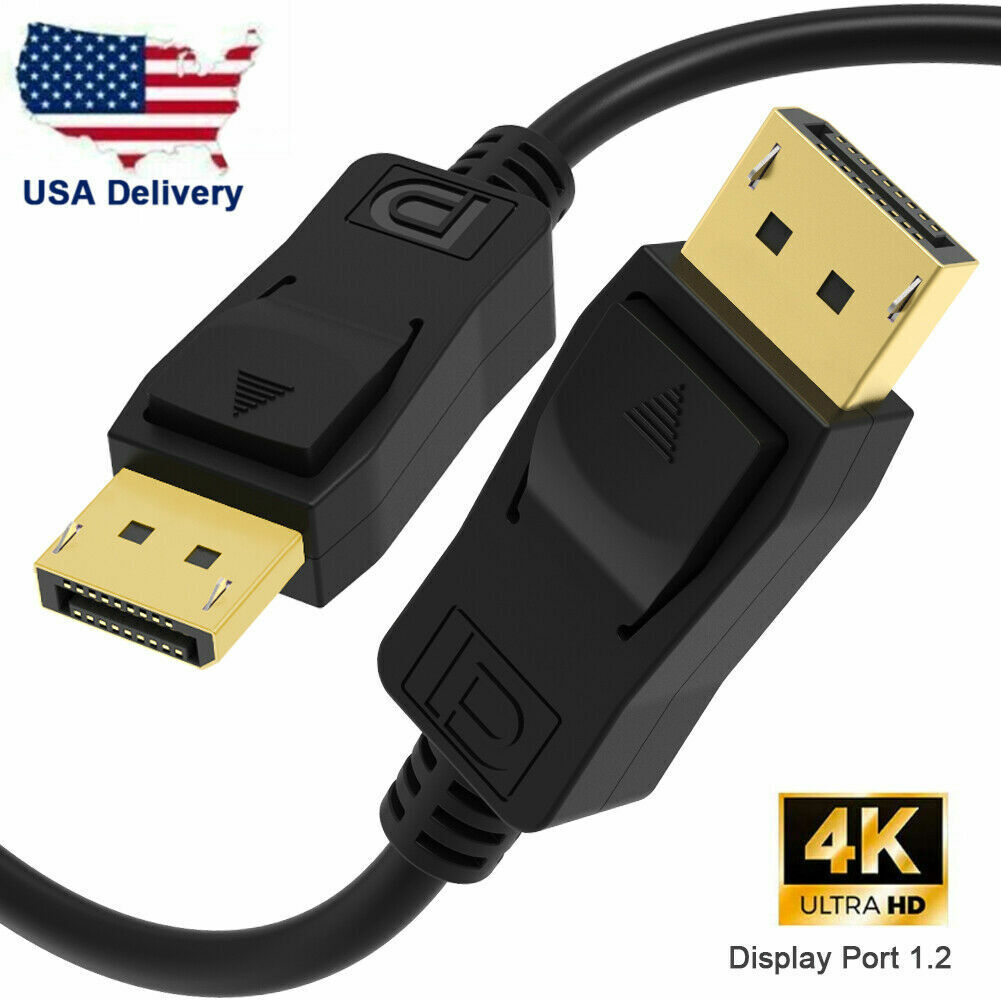 DisplayPort 1.4 8K HDR 60HZ Cable,Display port to DP 1.2 Cable 4k cord 6/10/15ft