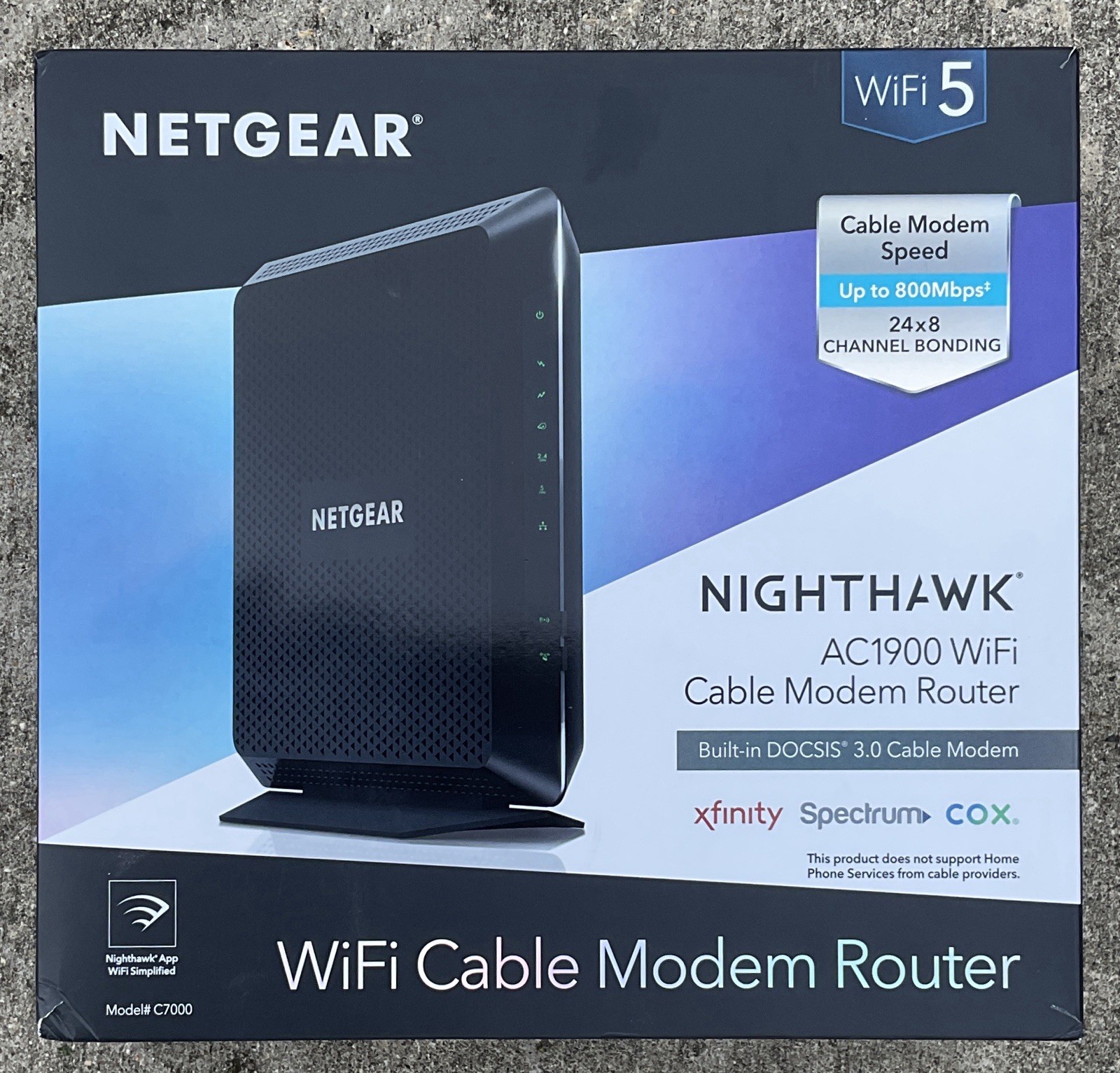 Nighthawk AC1900 Wi-fI Modem Router w/ DOCSIS 3.0 Cable Modem Barely Used