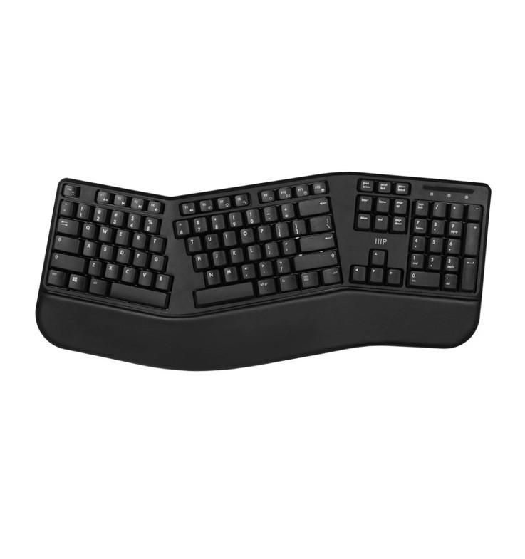 Monoprice Ergonomic Wireless Split 105-Key Keyboard 2.4GHz Wireless