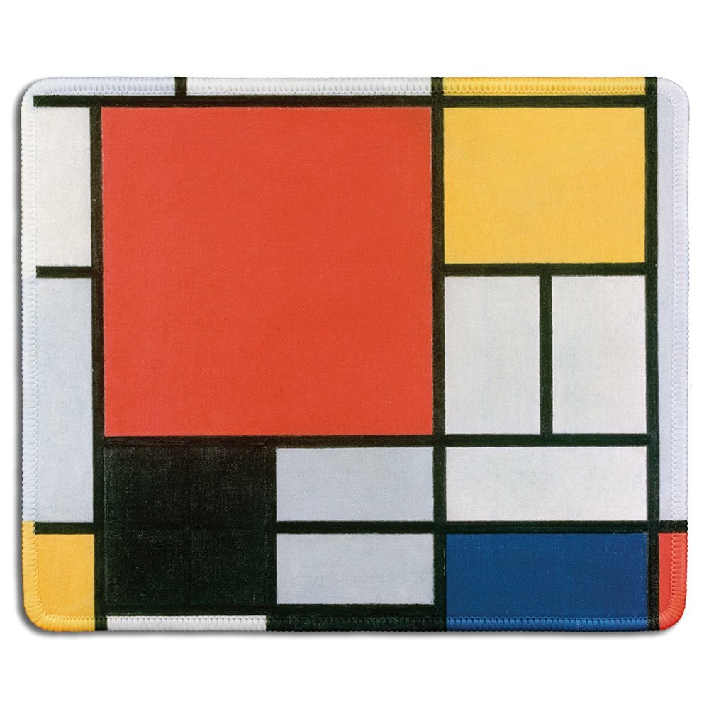 Art Mouse Pad  Rubber Mousepad with Famous Fine Art Painting of Abstract Col...