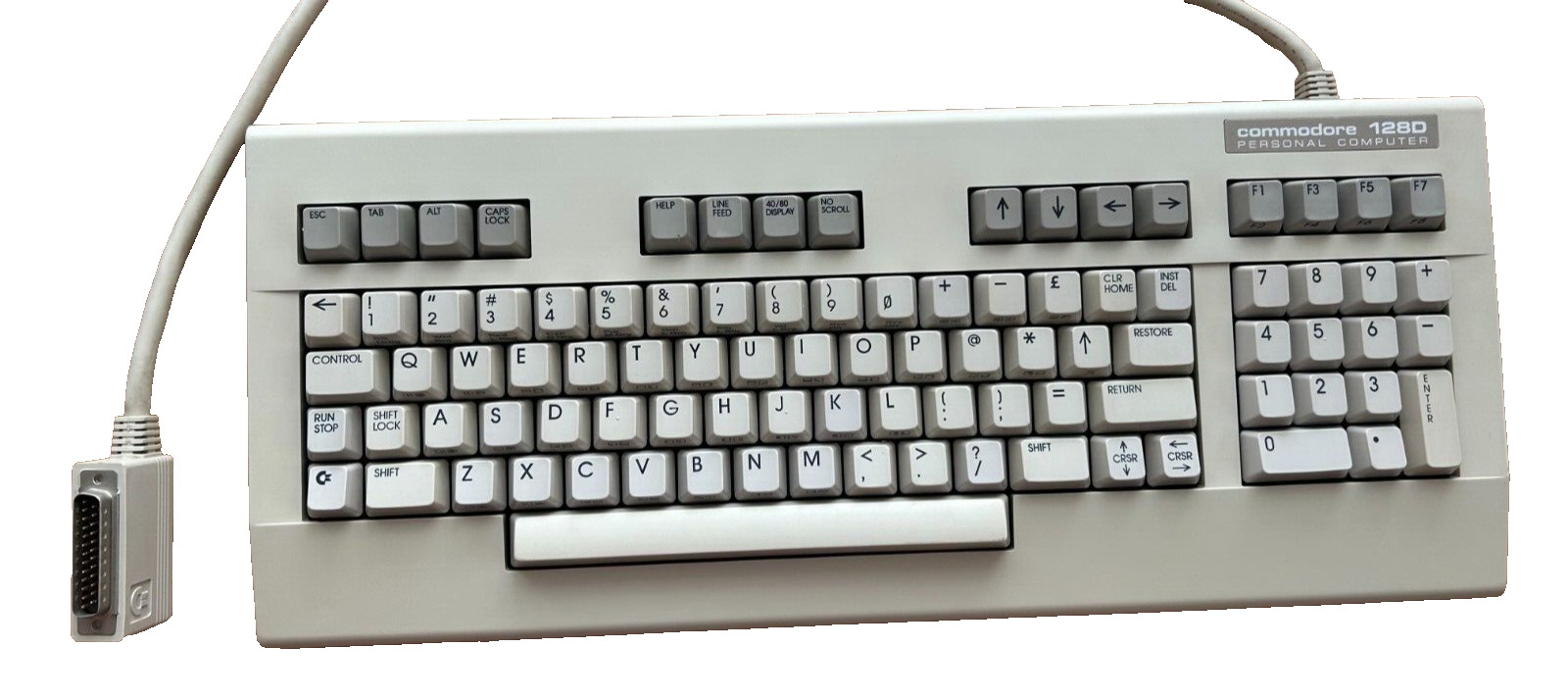 Commodore 128 D keyboard. Tested