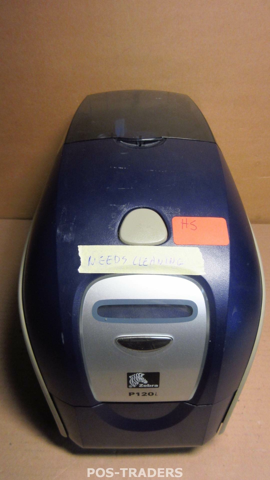 Zebra P120i Color Card Printer Duplex LAN + USB - NEEDS CLEANING ERROR
