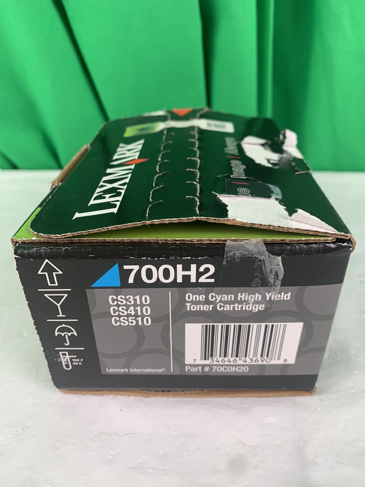 NEW Genuine Lexmark 700H2 CYAN High Yield Toner Cartridge for CS310/410/510