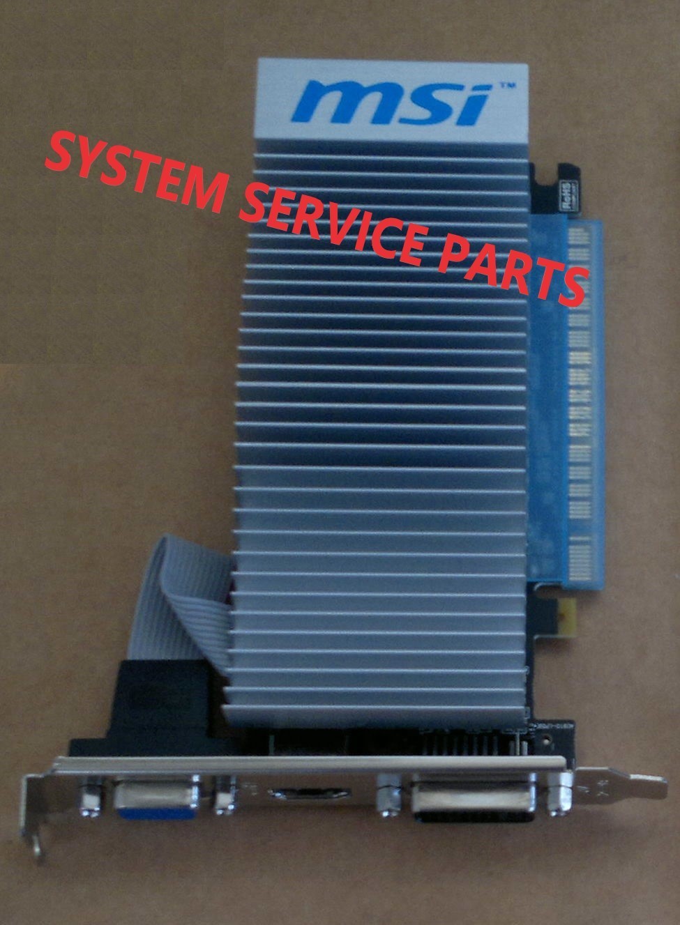 GENUINE 1GB MSI GeForce210 DDR3 PCIe VGA DISPLAY VIDEO GRAPHICS N210-MD1GD3H/LP