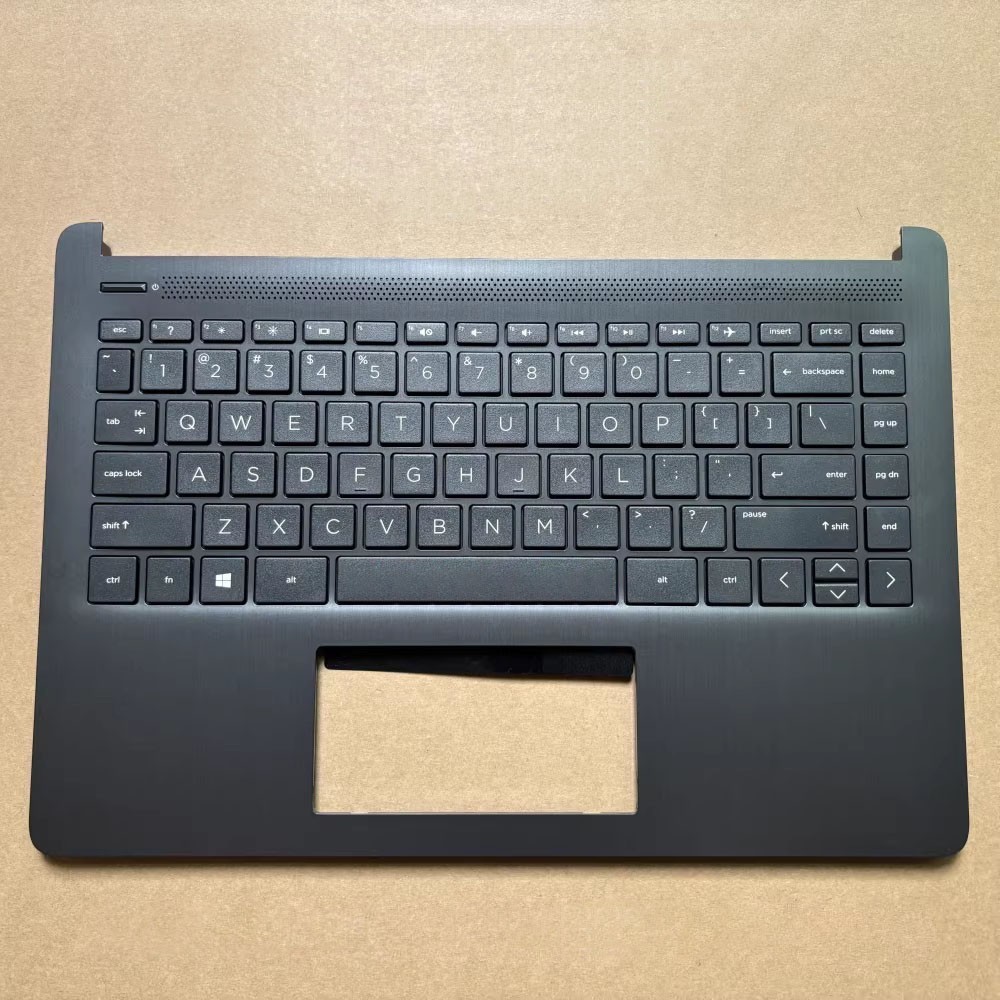 New Palmrest Upper Case US Non Backlit KB For HP Laptop 14-DQ 14T-DQ 14-FQ
