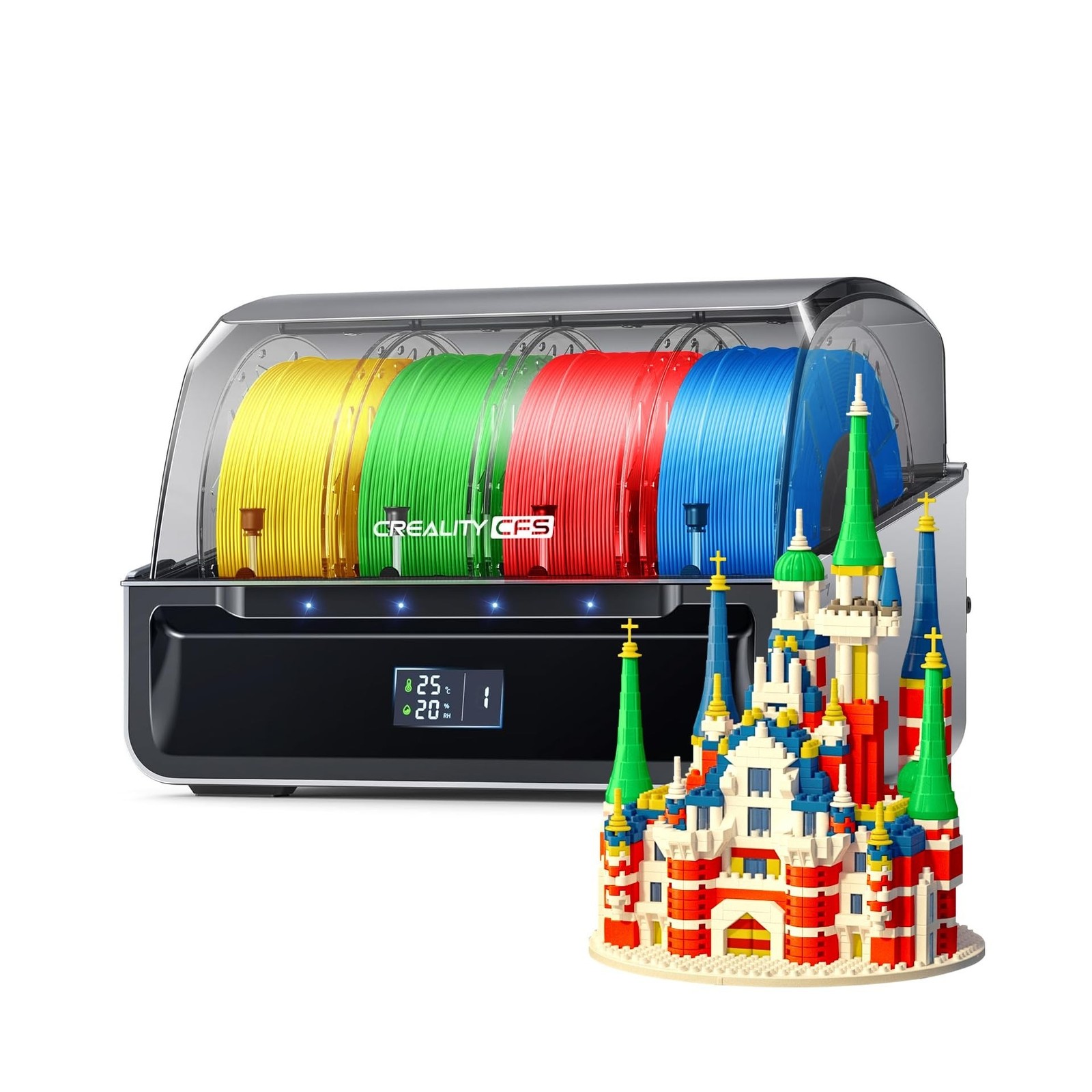 Official Creality CFS, Multicolor 3D Printer Filament System, Anti-Moisture F...