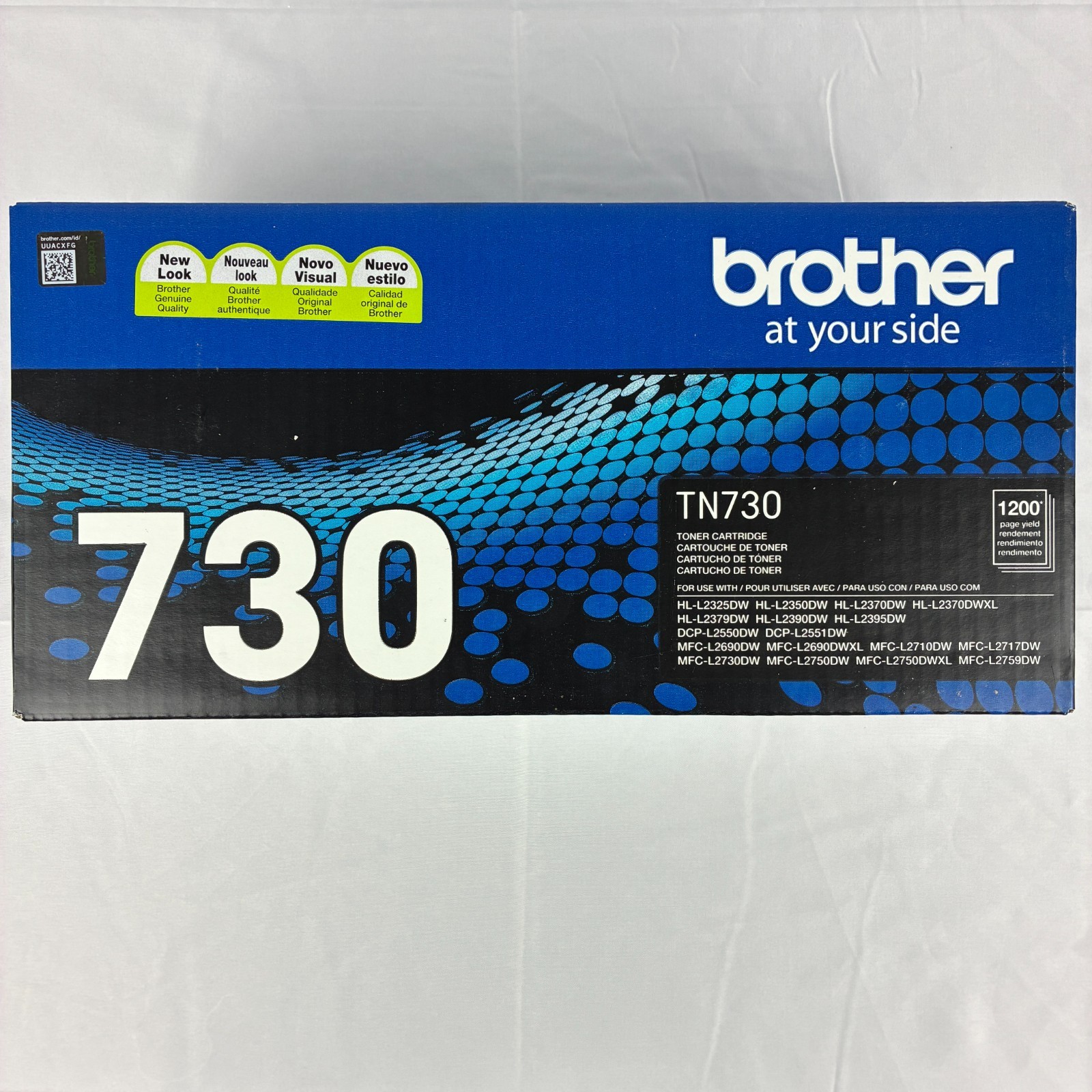 Brother Genuine TN730 Standard-Yield Toner Cartridge- Black - NEW Factory Sealed