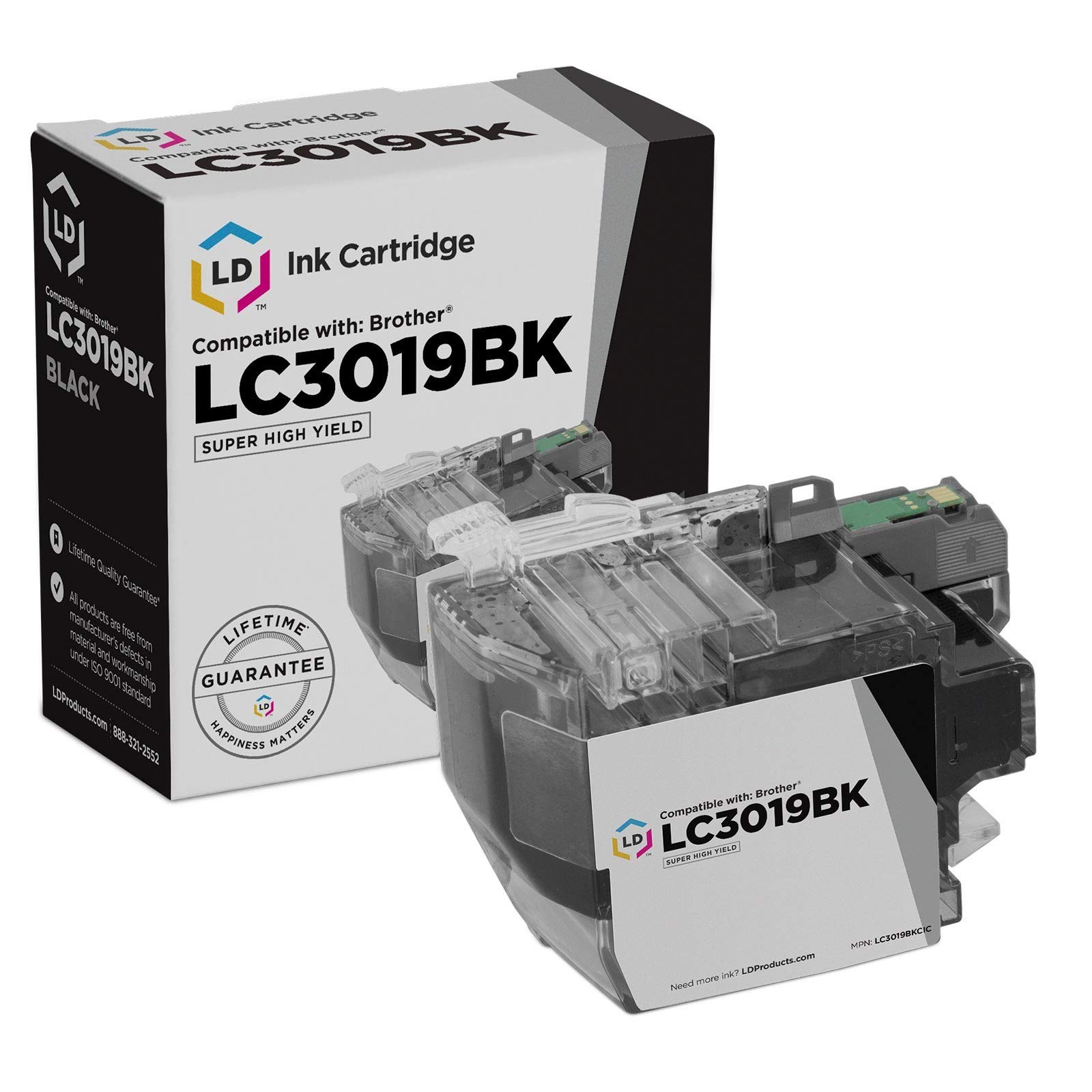 LD Compatible Brother LC3019 / LC3019BK Super High Yield Black Ink Cartridge