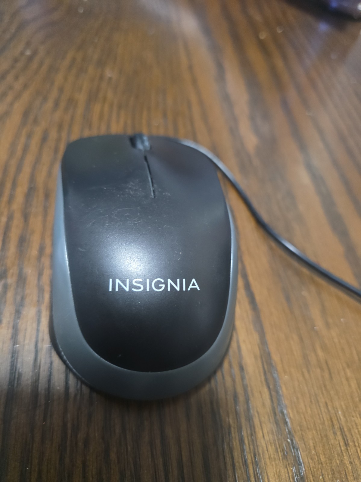 Insignia Wired Optical Mouse USB Scroll Wheel 3 Button NS-PNM5013 Black UNTESTED