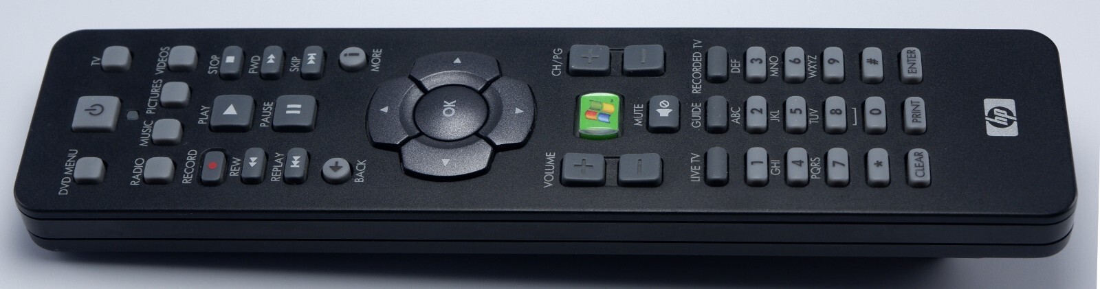 HP RC6 IR Media Center MCE Remote Control Windows, 5069-8344 USA Seller Tested.