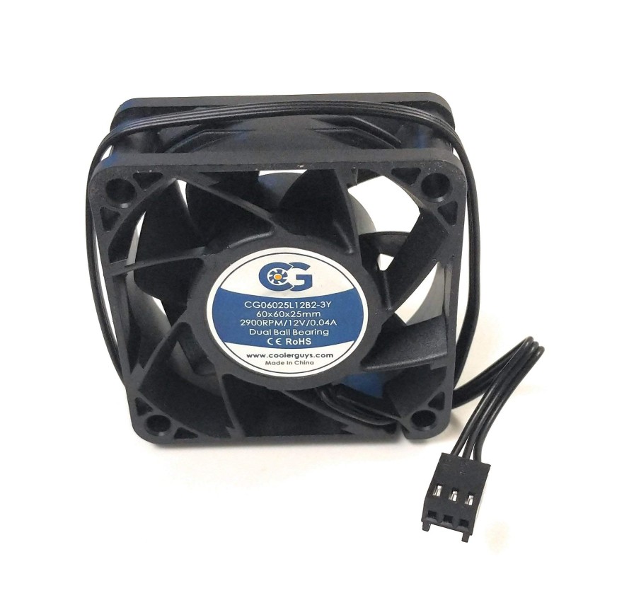 Coolerguys 60mm (60x60x25) Ultra Quiet Dual Ball Fan