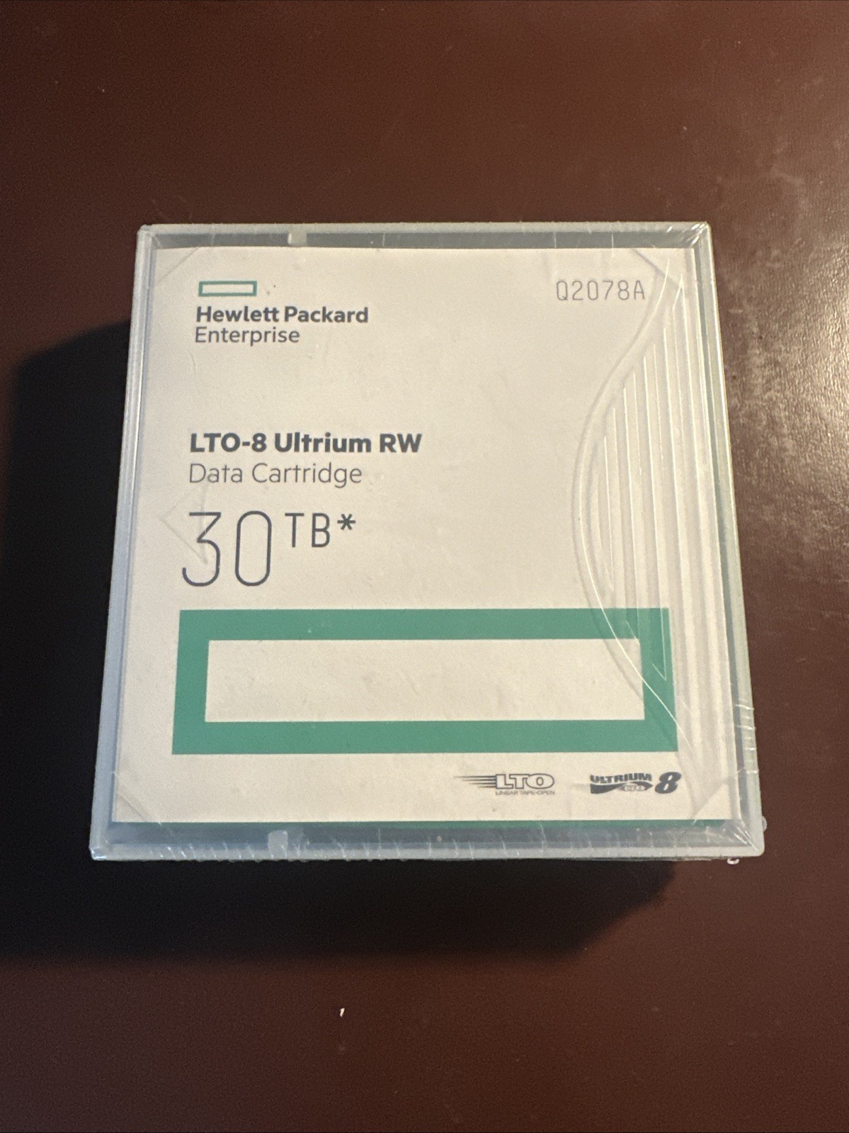 HPE Q2078A LTO-8 Ultrium RW Data Cartridge 30TB