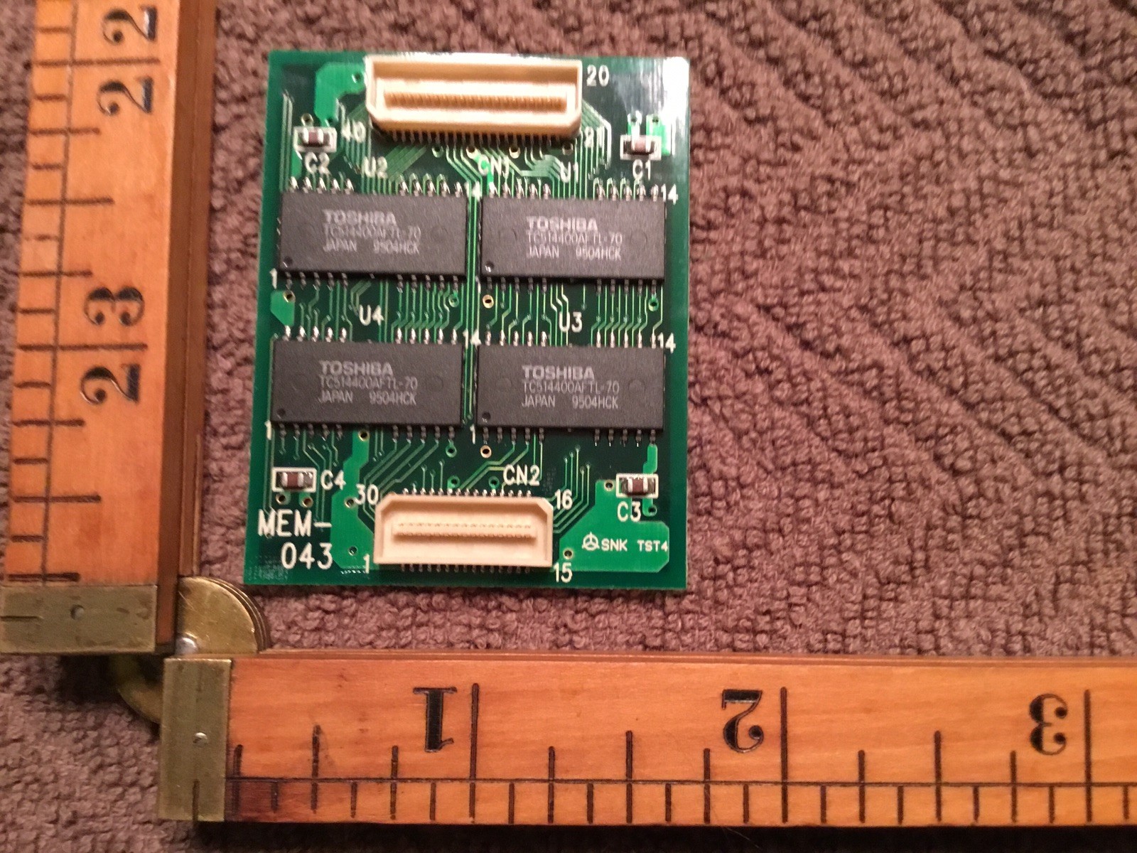 Vintage 1995 Toshiba Chip TC5144000AFTL-70 32MB DRAM Memory Stick 1EA0b13A00600