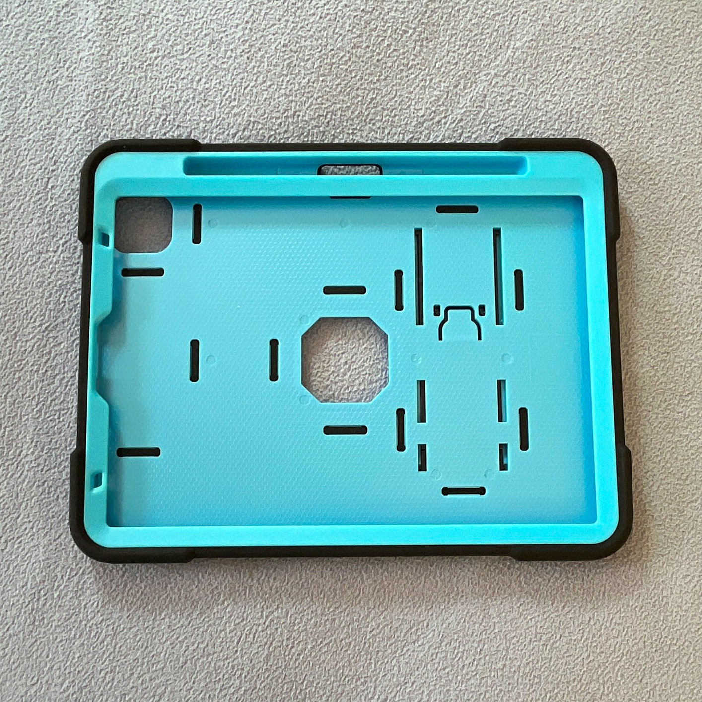Blue/Black Tablet Protective Shell Skin Case Cover Rugged Style