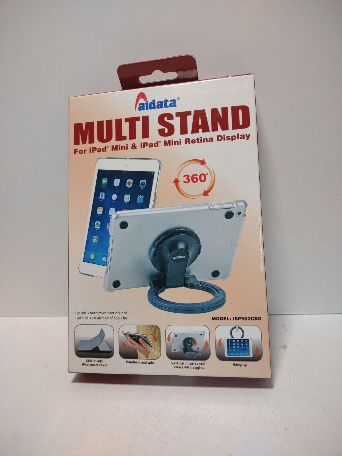 Aidata Multi Stand Ipad Mini & Ipad Retna Display  Model: ISP902CBD
