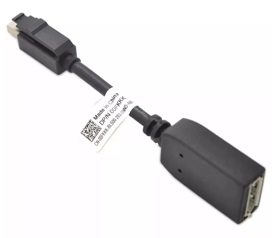 New Lot for Dell Mini DP To DP Display Port Adapter Cable 00FKKK 0FKKK