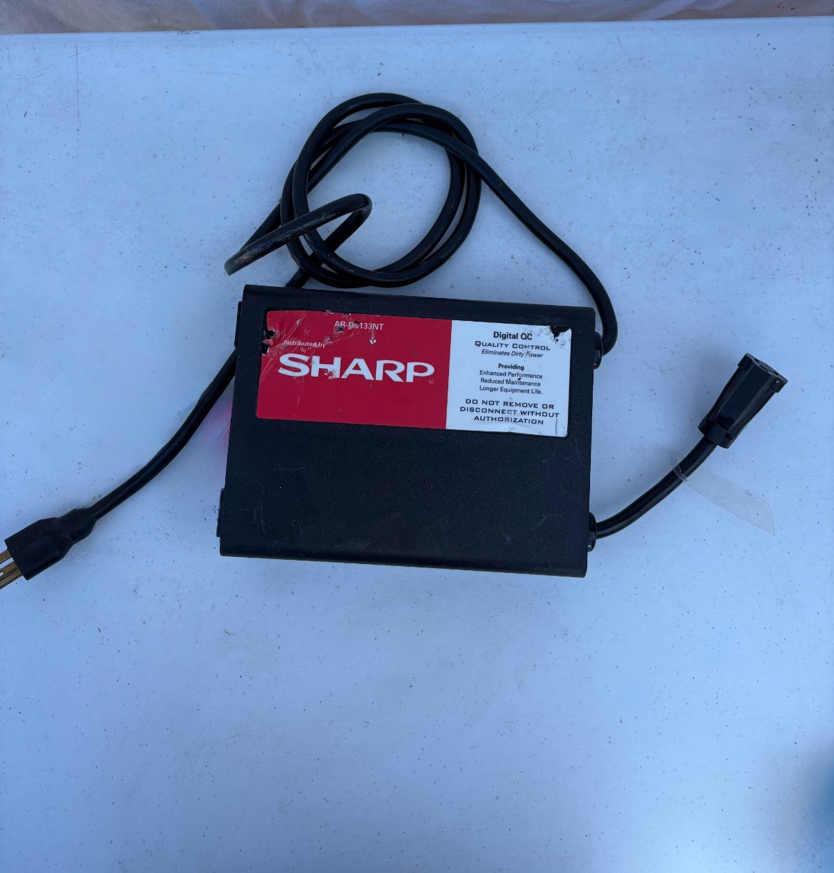 Sharp Digital QC Quality Control Eliminates Dirty Power ESP model D5133NT
