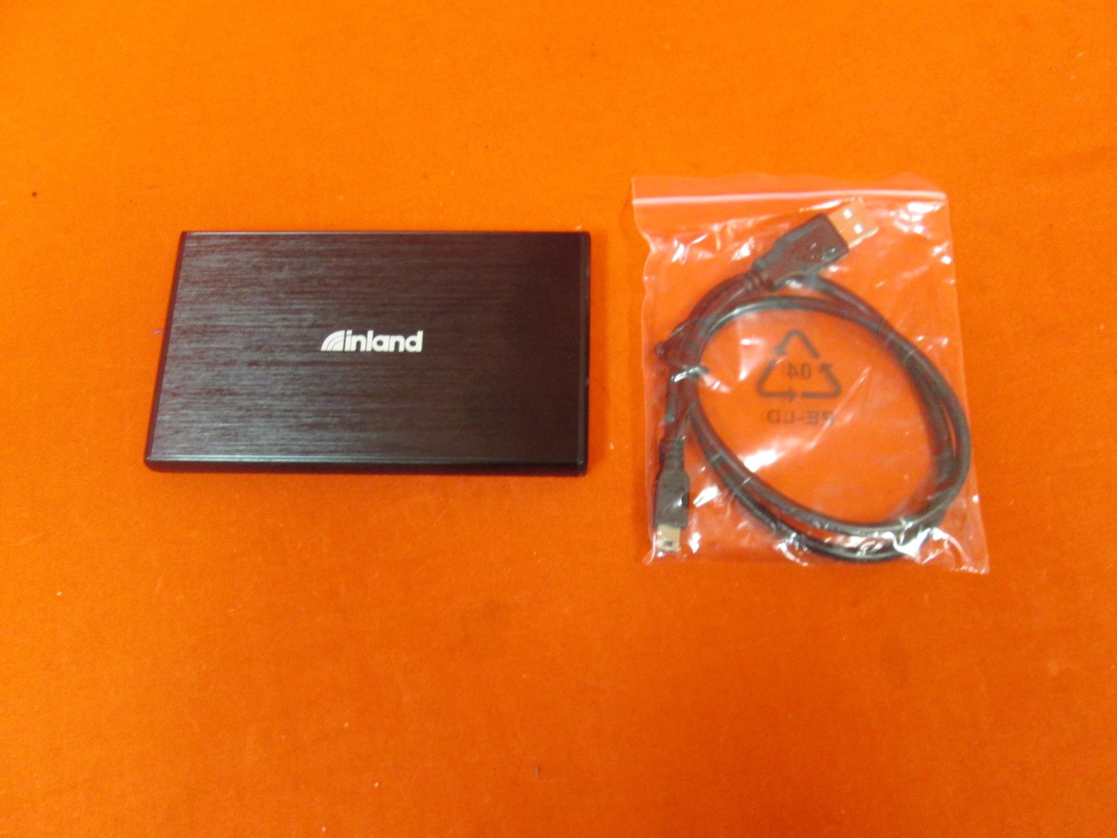 1TB 2.5" Hard Disk Drive HDD With Inland External SATA Hard Drive Enclosure 1888