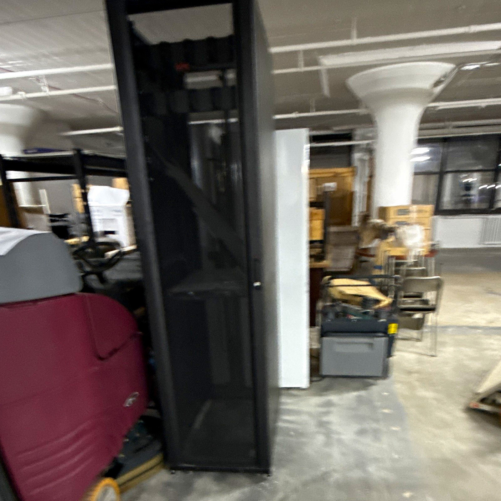 APC Freestanding Server Rack Cabinet Enclosure, 19 in Rack Unit Width