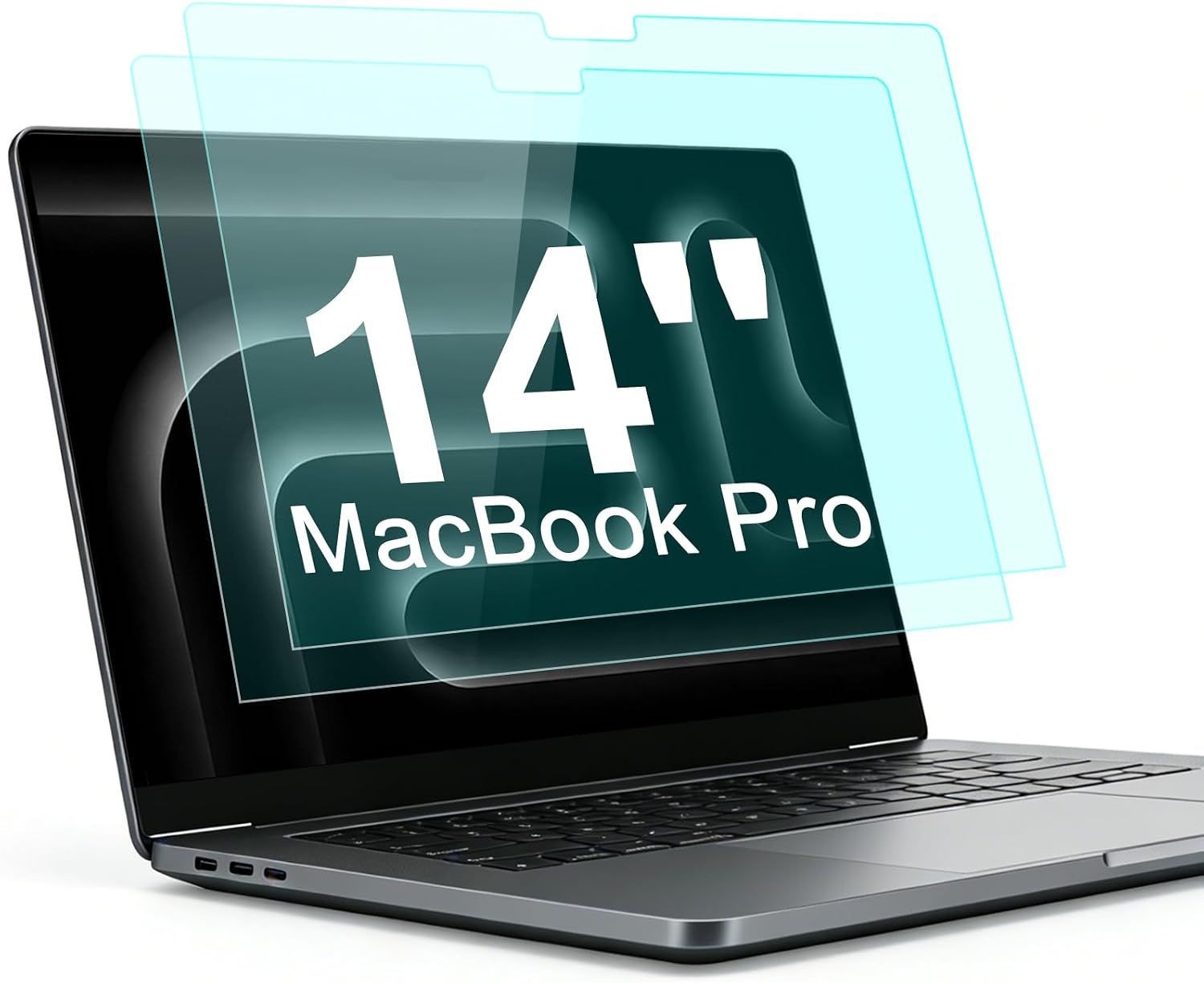 2-Pack Anti-Glare Blue Light Blocking Screen Protector for 14" MacBook Pro (2021