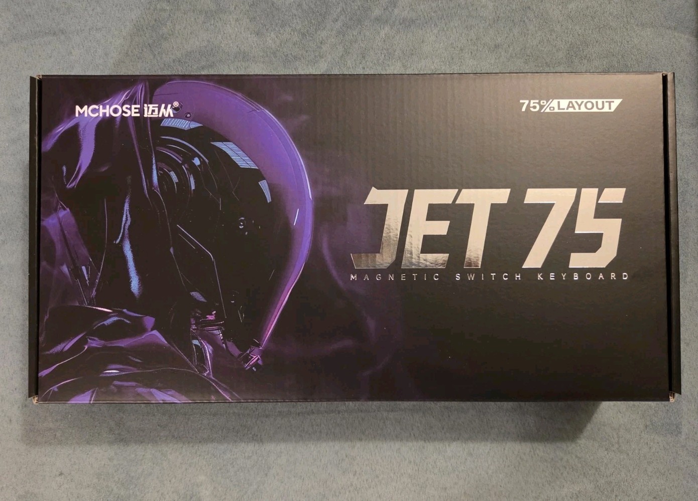 MCHOSE Jet 75 Wired Black RGB Topographic Magnetic Switch Gaming Keyboard