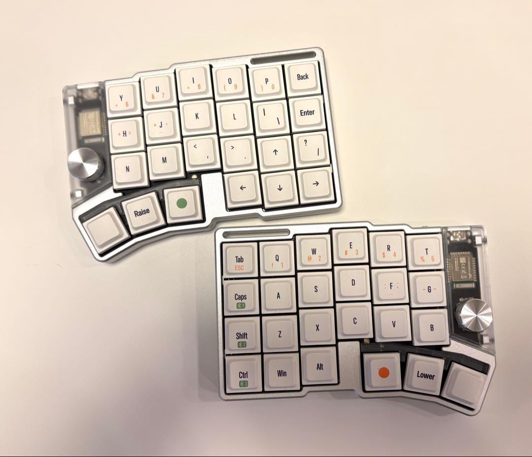 Cornix LP Split Low Profile Mechanical 40 Keyboard Bluetooth USB-C Aluminum