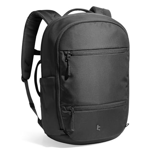 16-Inch Laptop Backpack Lightweight Daypack, Protective Organized 22L Black