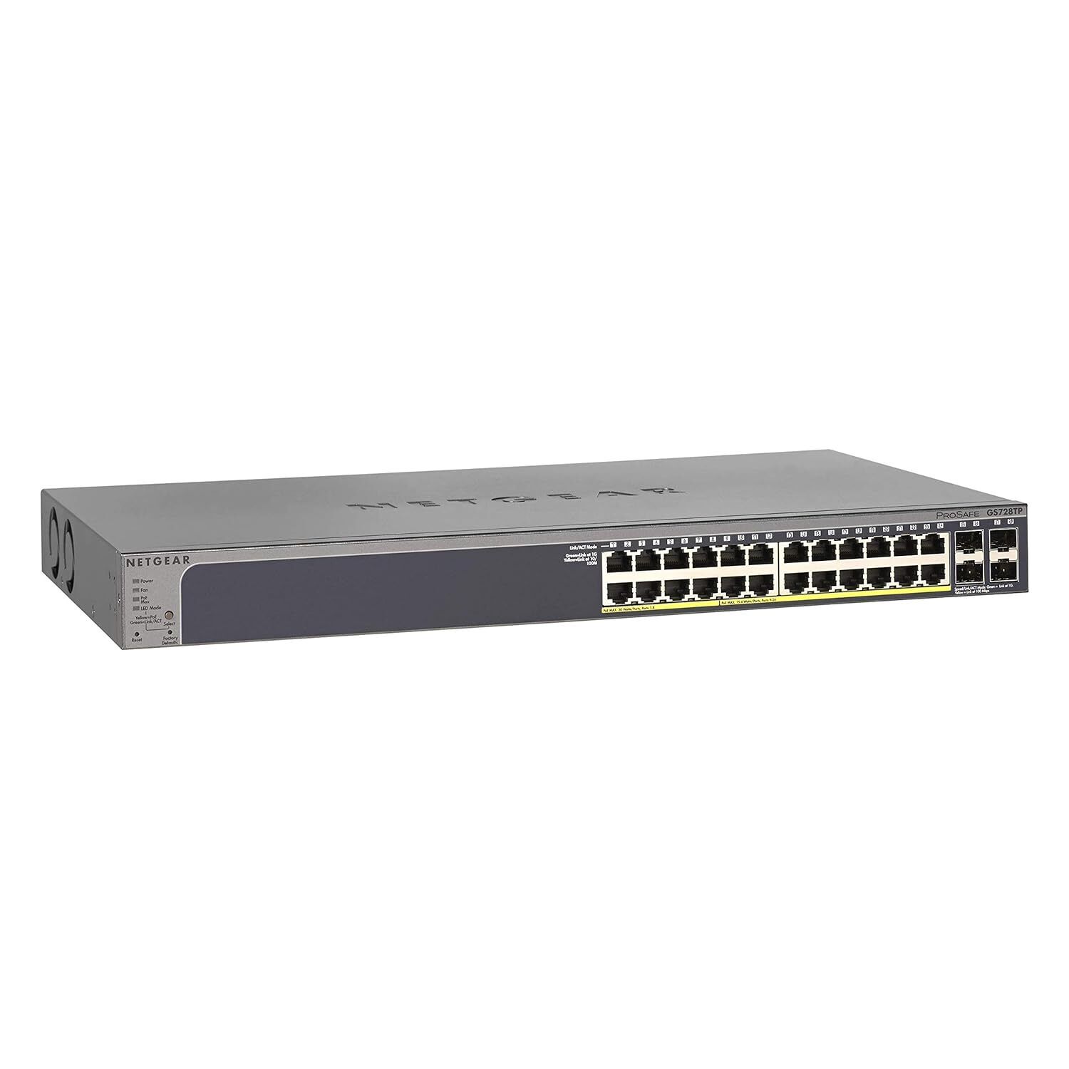 Netgear 28-Port Poe Gigabit Ethernet Smart Switch (Gs728Tp) - Managed, Optiona