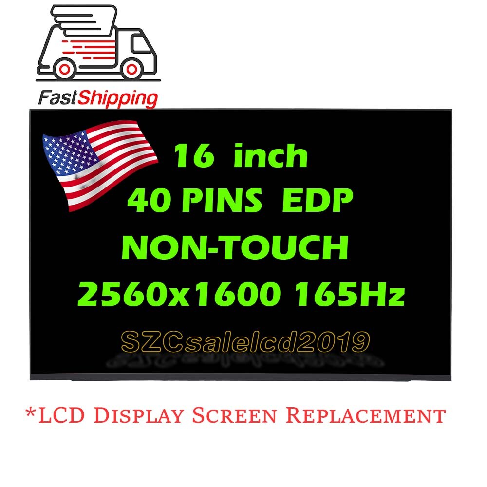 165Hz LCD LED screen for Lenovo Legion 5 Pro 16ACH6 82JS 5D11G02316 MNG007DA1-1