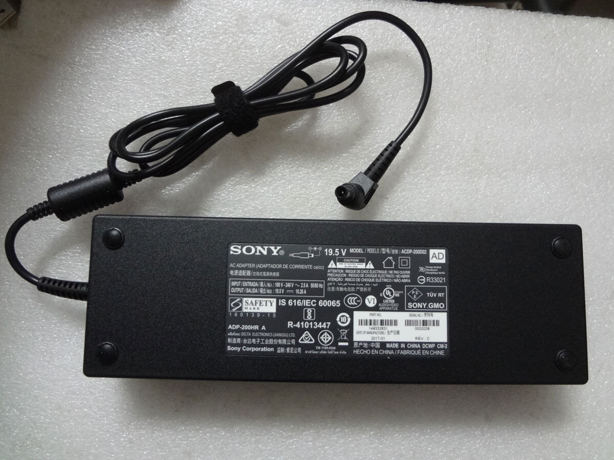 OEM 19.5V 10.26A ACDP-200D02 200W For SONY XBR55X900E TV Slim Genuine AC ADAPTER