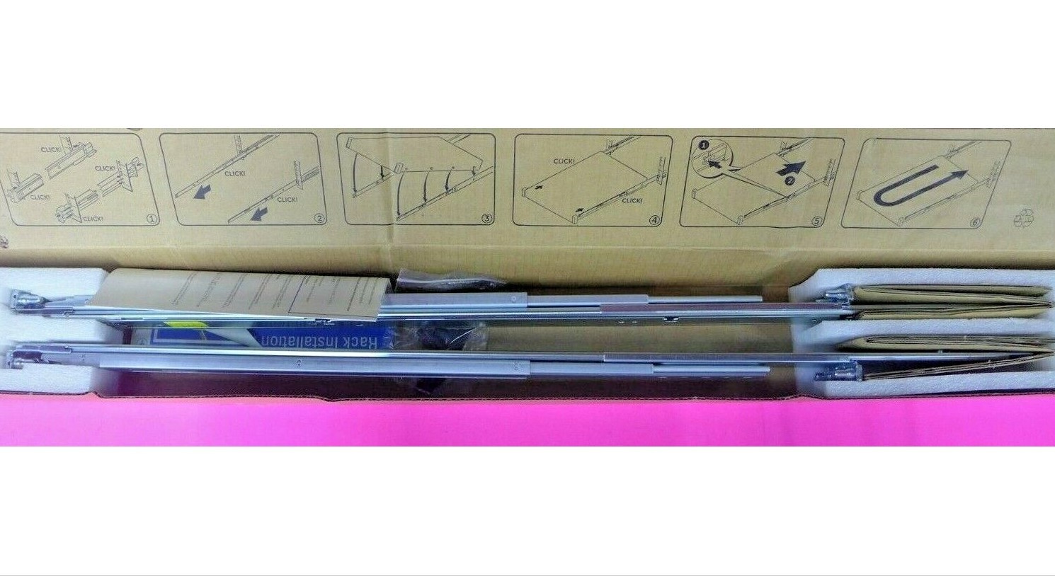 READY SLIDING RACK RAIL 2U KIT DELL POWEREDGE R750 R760 SERVER KN2D5