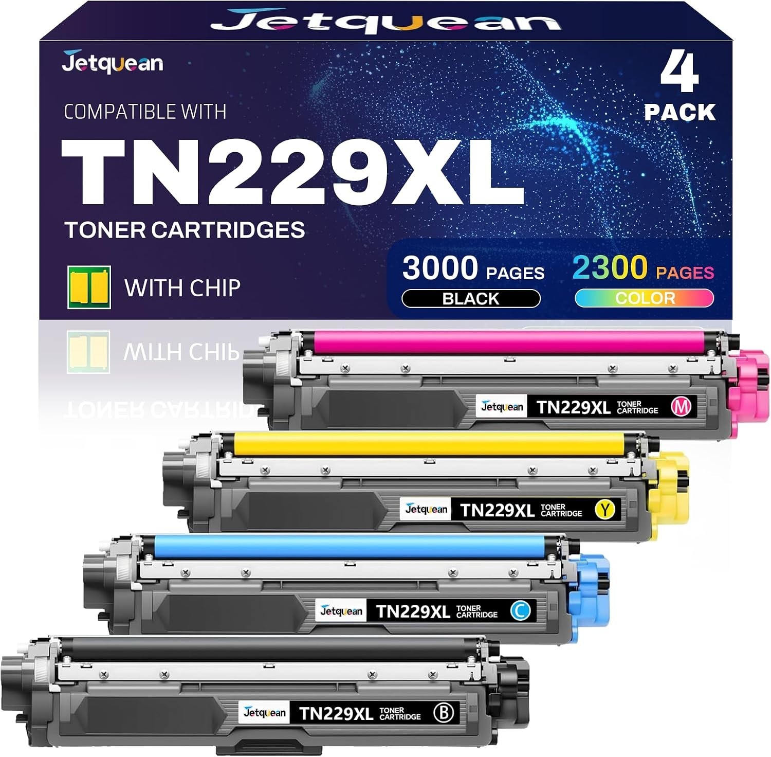 TN229XL Toner Cartridge Replacement for Brother TN229 TN229XL Toner High Yield