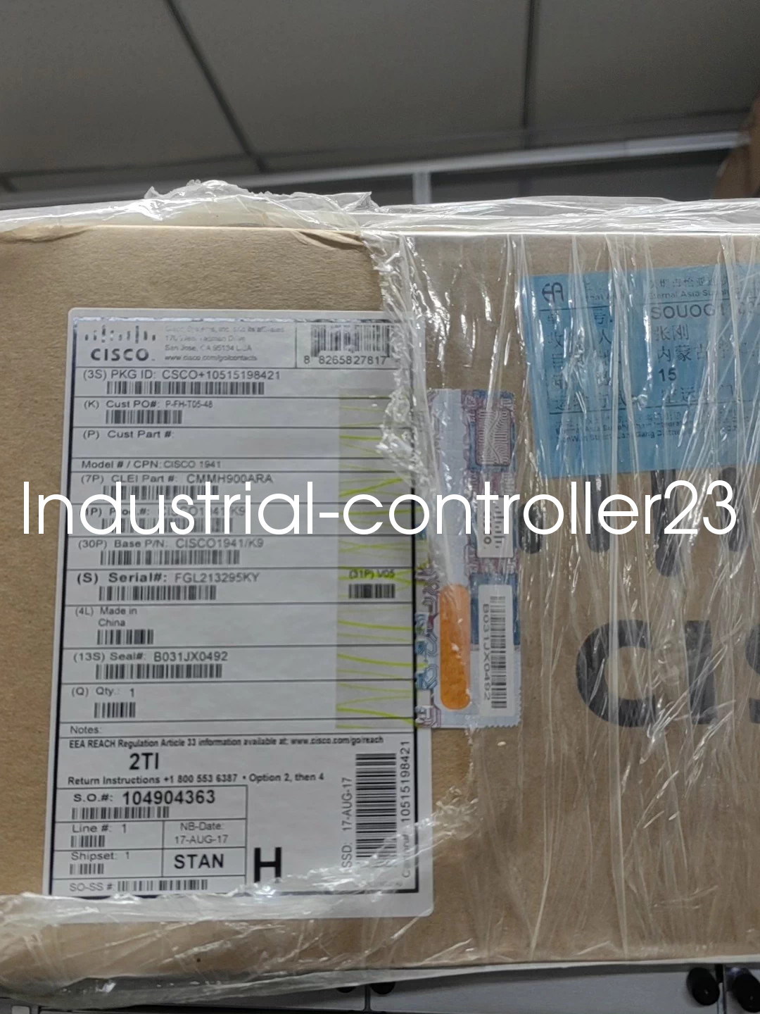 Cisco 1941-K9 1941/K9 Integrated Services Router 1900 Series