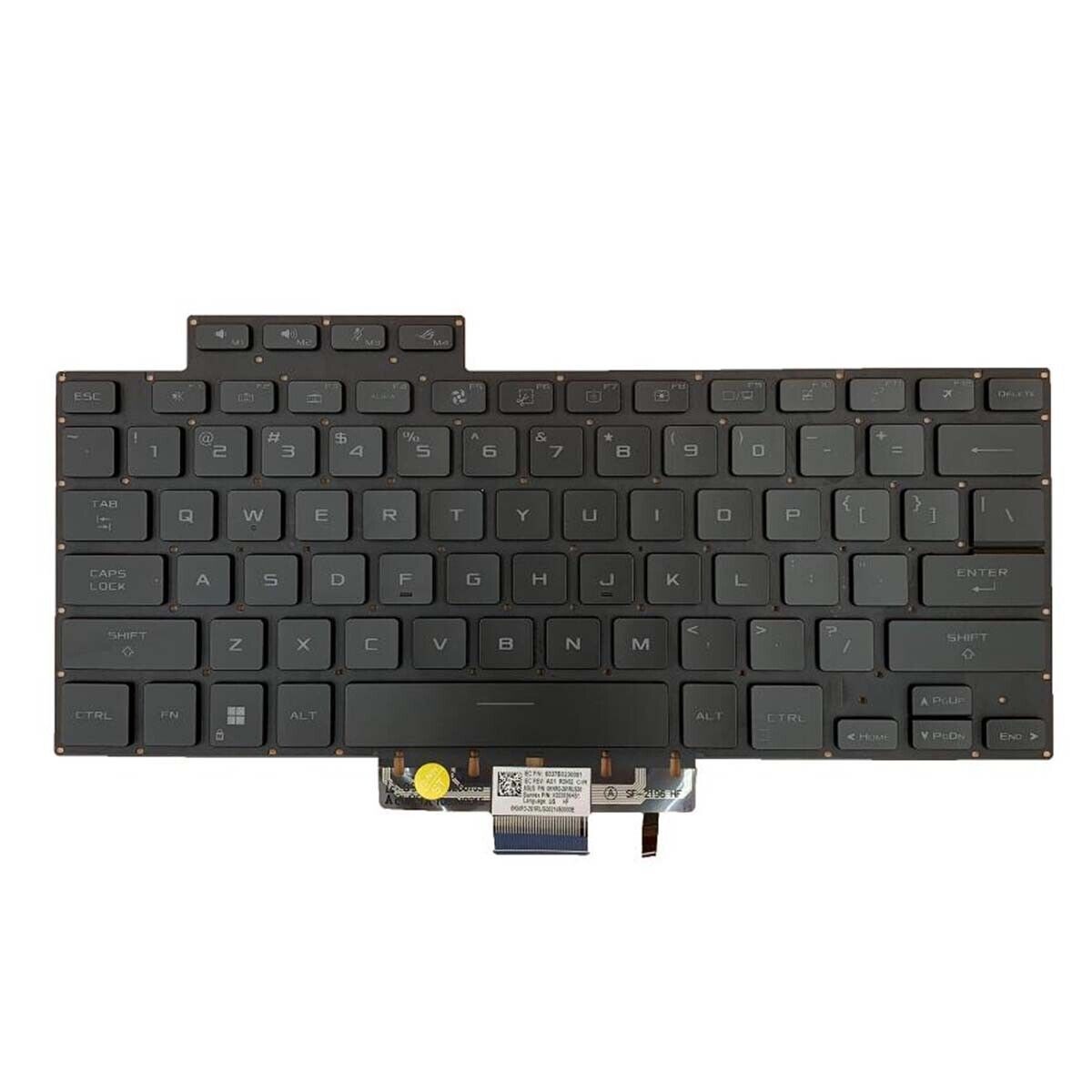New Keyboard for ASUS Zephyrus ROG 16 G16 GU603 GU603ZM GU603H US RGB Backlight