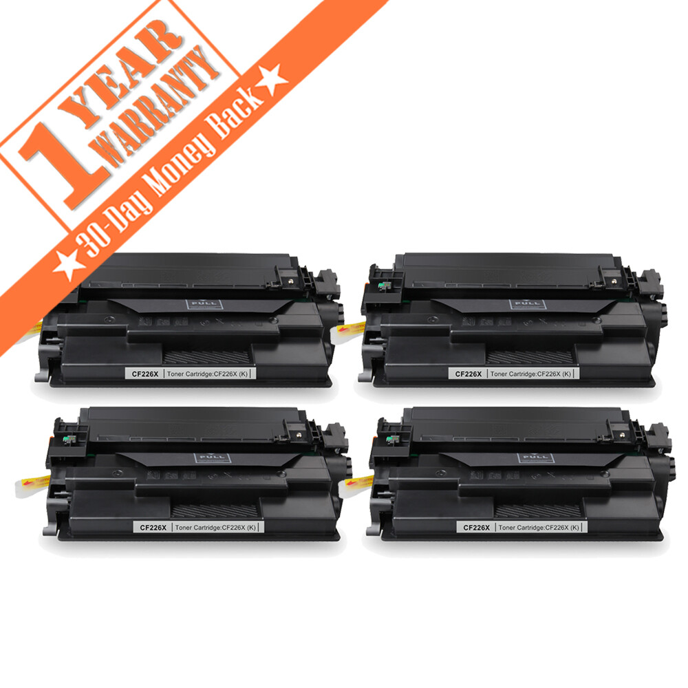 4PK Compatible for HP 26X CF226X Toner LaserJet Pro M402n M402dn MFP M426fdw