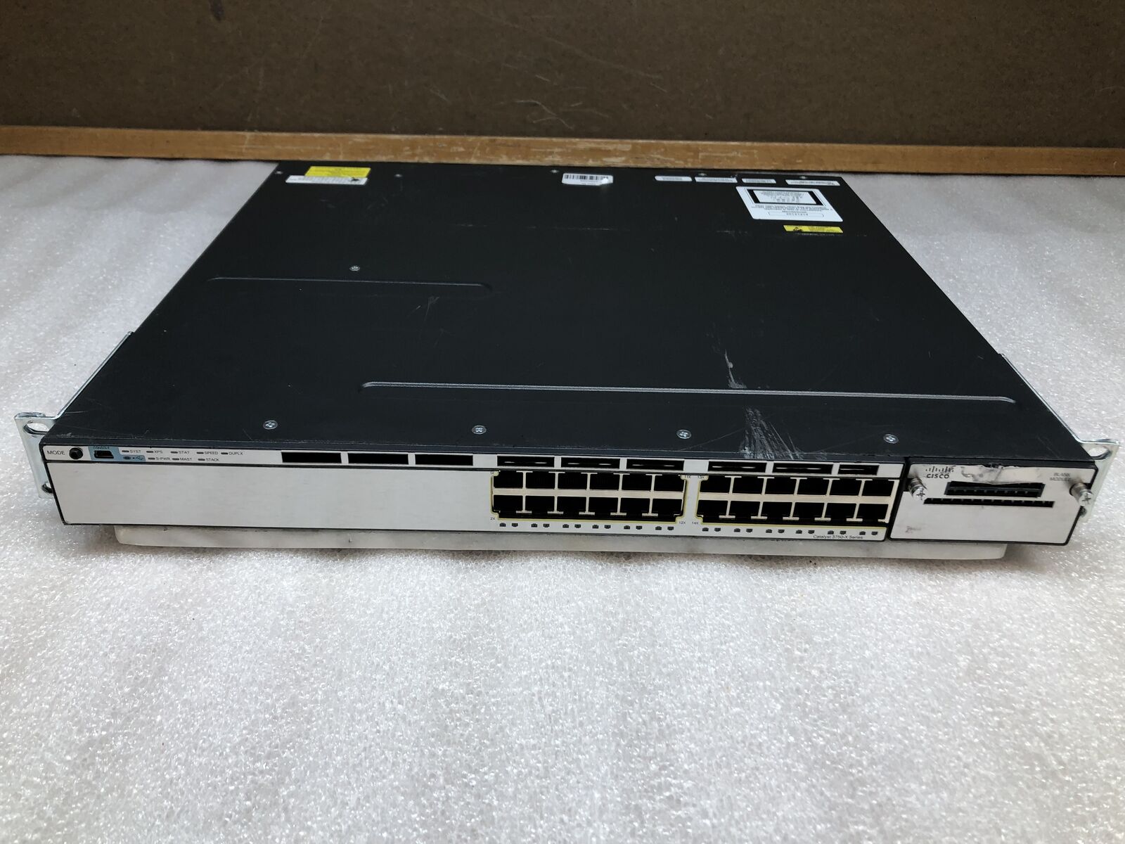 Cisco Catalyst 3750-X 24-Port Ethernet Network Switch 350W PSU