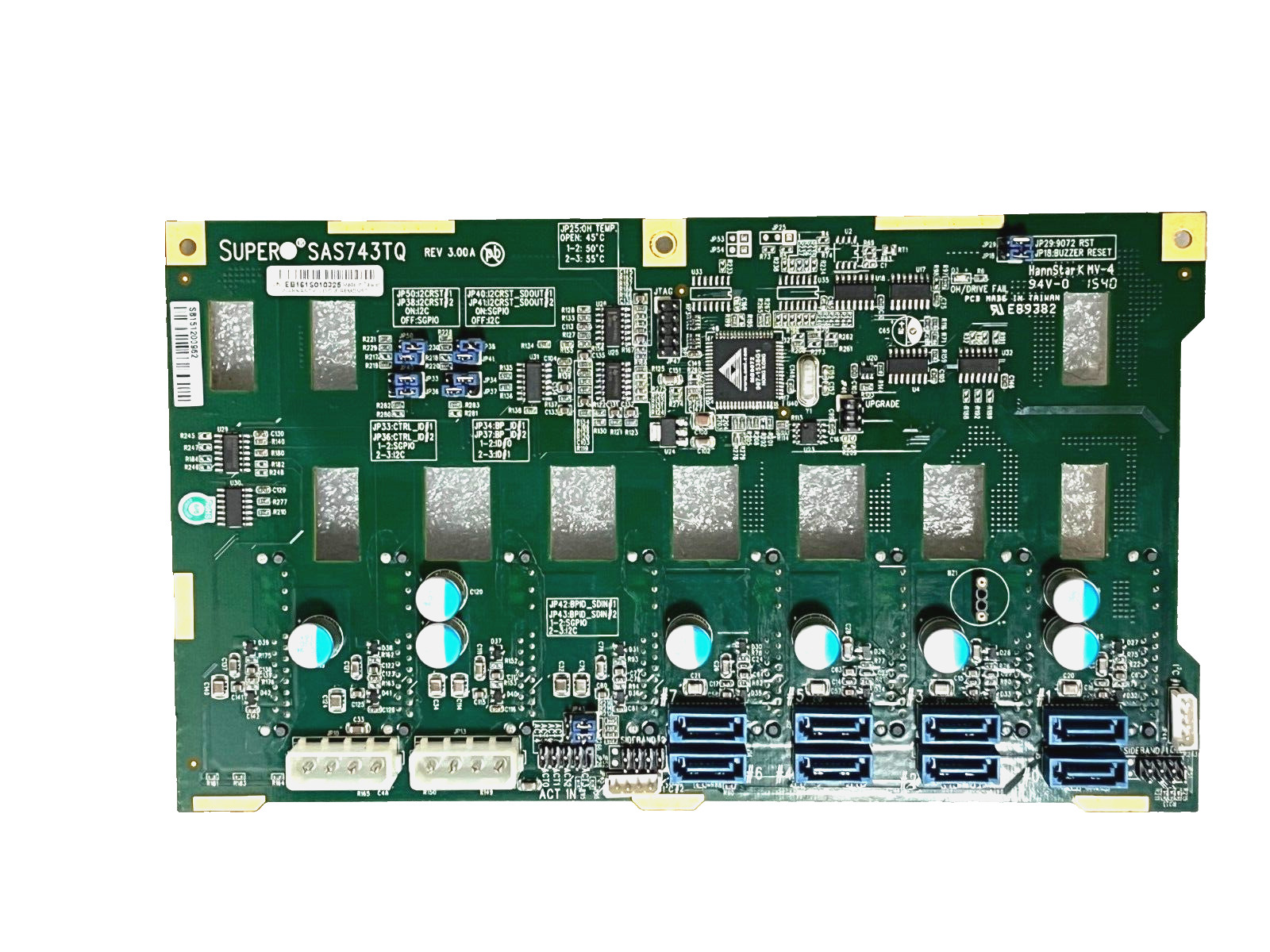 Super Micro SAS743TQ SATA/SAS Backplane   SC.36011.008