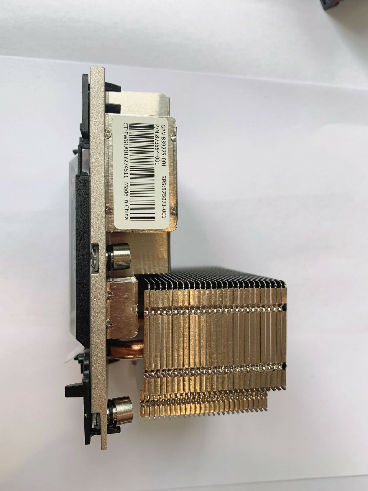 1X High Perf Heatsink For DL380 Gen10 826706-B21 873595-001 SPN 875071-001