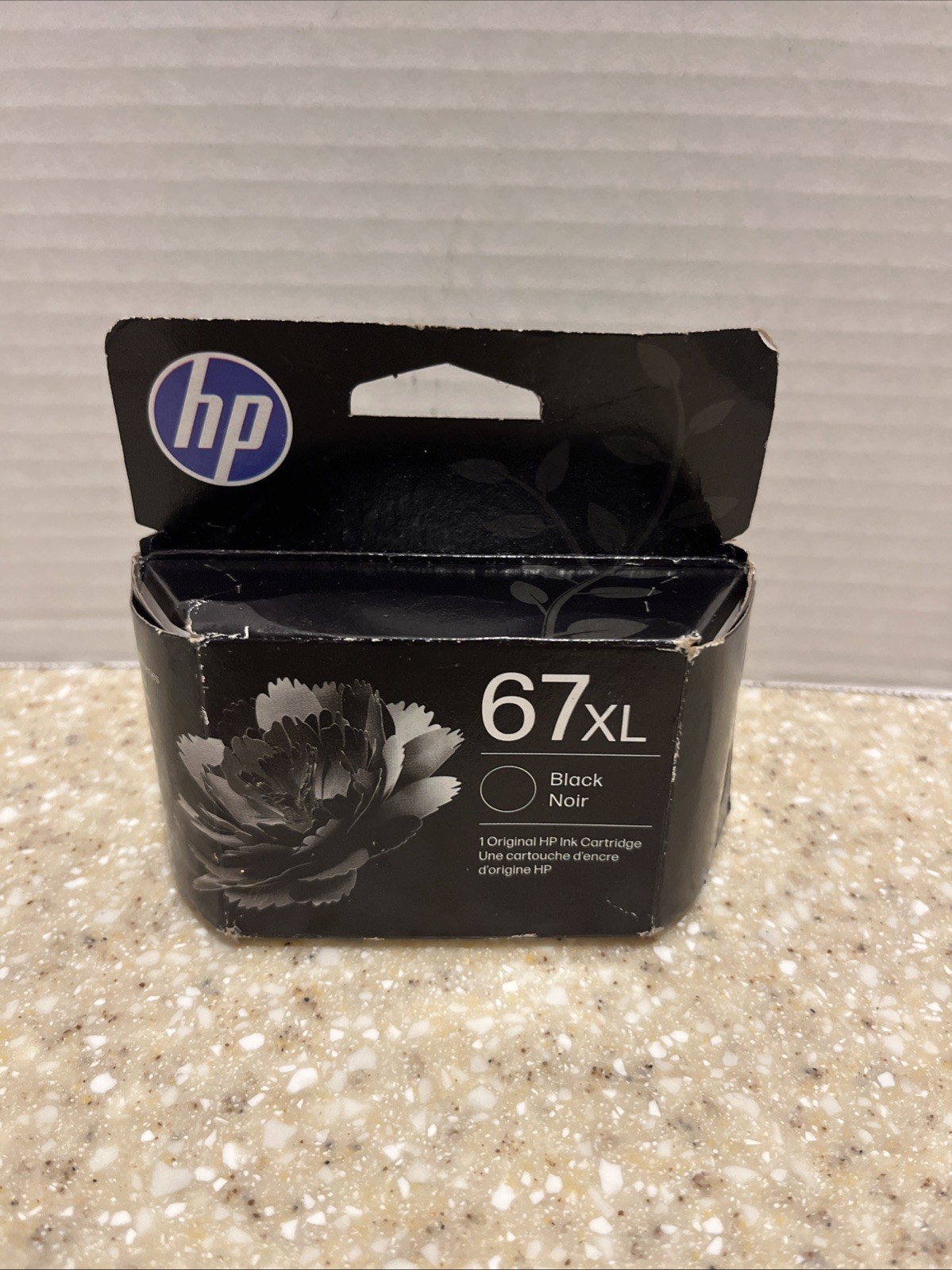 HP 67XL Black High Yield Ink Cartridge, Prints Up to 240 Pages (3YM57AN#140)